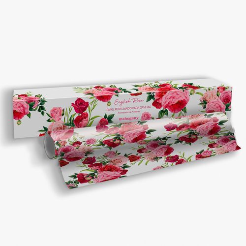 Papel Perfumado para Gavetas English Rose