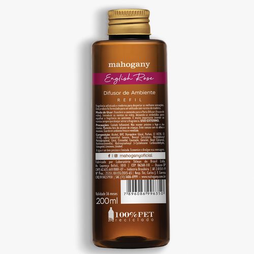 Difusor de Ambiente English Rose Refil 200ml