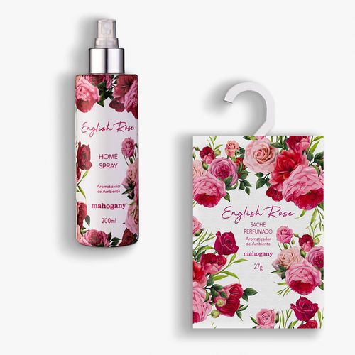 Kit de Perfumação de Ambiente English Rose