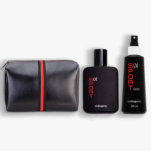 Kit Fragrância, Desodorante Sport R e Necessaire