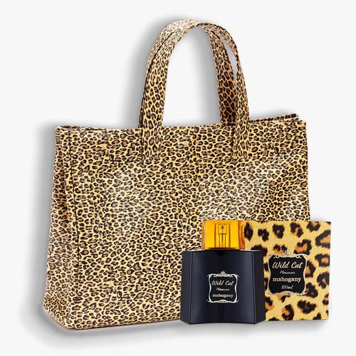 Kit Tote Bag  e Fragrância Wild Cat