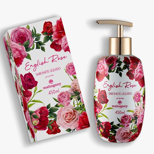 Sabonete Líquido English Rose 450ml