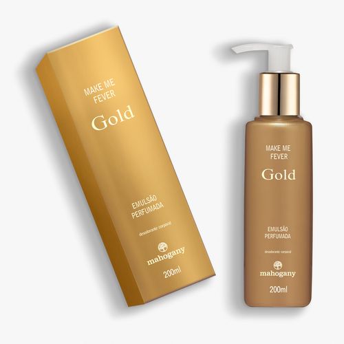 Hidratante Corporal Make me Fever Gold 200 ml