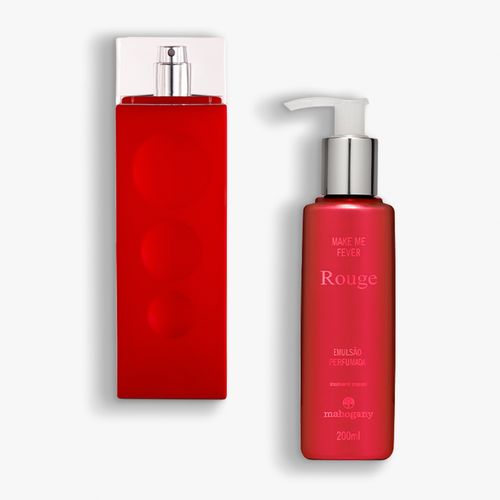Kit Make me Fever Rouge Fragrância e Hidratante