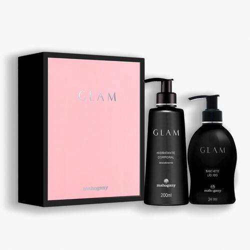 Kit Glam Sabonete Líquido 240 ml e Hidratante 200 ml