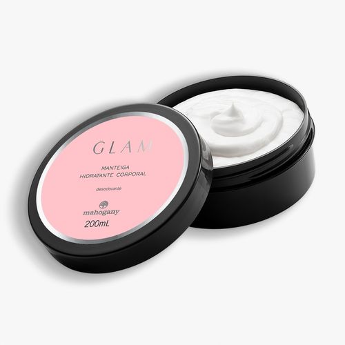 Manteiga Hidratante Desodorante Corporal Glam 200g Mahogany